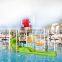 Customized Amusement Water Park Commercial Water Slide Palm Tree  Water House