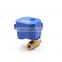 5v 12v 85-220v 9-35v 1/4' 1/2' 3/4' 1' ball electric motorised motor operated control valve  for irrigation