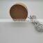 round wooden base led table lamp With USB Modern night light bases for Acrylic 3D Holder
