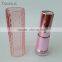 Beauty color round shape empty lipstick tube transparency lipstick tube pink lipstick tube