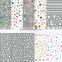 JOYFUL 504-516 hot sale polka dot Christmas snowflake nail stickers 3d adhesive nail stickers
