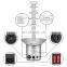 German Brand 6 tier chocolate fondue fountain machine stainless steel commercial