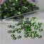Top quality Wholesale peridot flatback style hotfix heat rhinestone transfer for bags Saree Weddingdress