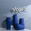 Nordic Large Blue Modern Simple Creative Hand Made Ceramic Vase For TV Bench Decor