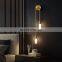 Nordic creative personality light luxury double head wall lamps for decoration