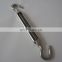 Stainless steel JIS Type Turnbuckle Hook - Hook  for landscaping, horticulture, installations, rigging and fencing.