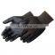 13g grey nylon polyester liner coated dipping black sandy nitrile mechanic machine work gloves importer