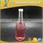 350ml empty beverage glass drinking bottle with alum lid/ soft drink bottle