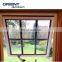 Factory Aluminum double tempered casement glass windows