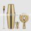 Creation Factory Direct Custom Various capacity Colour Logo 700ml Color Plating Stainless Steel Cocktail Shaker Bar Products