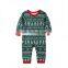 High Quality Plus Size Custom Print Women Cotton Kids Matching Christmas Pajamas Family