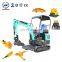 Hengwang HW17 Factory Direct Sale CE EPA Euro Diesel Engine China Hydraulic Mini Excavator Price