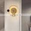 Creative Clock Shape Wall Lamp Decor Simple LED Mounted Lights For Home Indoor Lighting