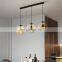 New LED Pendant Light Simple Decor Glass Hanging Lights For Home Living Room Dinning Room Loft Table Lamps