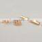 Mans delicacy thin classic  retro rose gold metal  straight brass  shaving double edge safety razor