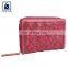 Attractive Pattern Highest Selling Silver Antique Fitting Eye Catching Pattern Luxury Genuine Leather Women Wallet