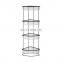 4-tier corner rack Bathroom Storage Organizer Shelf PS BASKET Telescopic Freestanding