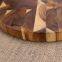 Amazon Hot Sale Custom Kitchen Round Acacia Wood Cutting Board Food Meat Vegetable Charcuterie Wooden End Grain Chopping Blocks