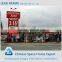 Bottom price less cost of gas station canopy with CE certification