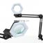Amazon Hot LED Magnifying Lamp,Adjustable 5X Magnifier Desk Lamp With 3 Colors USB Magnifying Lamp With Adjustable Swivel Arm