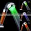 Bathroom Mix Colours Changing Temperature Controlled 3 Color Led Handheld Rain Shower Head