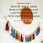 New Arrival Autumn Color Garland Tassel, Mustard Terracotta and Gray Garland Tassel, Nursery Decor Wholesale