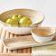 Cheap WHolesale Natural Bamboo Bowl And Serving Tray Eco Friendly Handmade Heathy Bowls in bulk