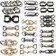 New Arrival Fashion Shoes Accessories Metal Decoration Buckle Chain Ornament Chains