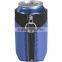 zippered neoprene can cooler, portable design, factory price best quality