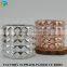European style glass hurricane candle holders crystal
