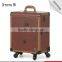 Hot Selling Professional Cosmetic Rolling PVC Trolley Case 360 Degree Makeup Case With Wheels