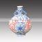 Chinese style blue and white porcelain ceramic vase stand for hotel decorative