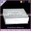 light silver printing frosted paperboard cosmetic packaging