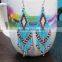 Bead Work Handmade Ethnic Ear piece dangle earrings