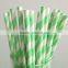 Baby Showers Striped Craft Paper Straw