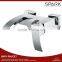 German water flow chrome brass exposed shower faucet
