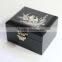 High End Wooden Pierced Earring Jewelry Box