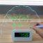 LED Bedside clock flashing led message board alarm clock