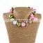wholesale colorful beads nacklace, baby girls beads necklace,bead necklace for little girl