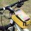 ROSWHEEL Hot sale bicycle frame mobile bag with clear PVC screen