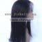 Hot Beauty Ponytail Style 20" #1B Yaki Straight, Natural Hairline, Peruvian Hair full lace wig