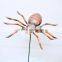 Pearl Powder 6 inch Plastic Spider Model Garden Sticks, Halloween Animal Decoration