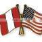Custom Made Metal Flag Pin Badge