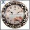 European crackle Mosaic wall clock home decoration