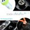green and cheap tire shape dual port usb car charger