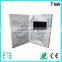 2015 novel design Lcd 7 inch lcd wedding invitation card