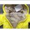 yellow children warm coat 2015 kids winter coats high quality children fancy winter coat