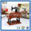 Novelty miniature craft sewing machine music box for kids, retro electric wooden sewing machine musical box