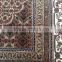 Red-Beige Mahi Tabriz Woolen and Silk Carpet