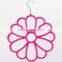 Plastic velvet scarf hanger for display tie /scarves